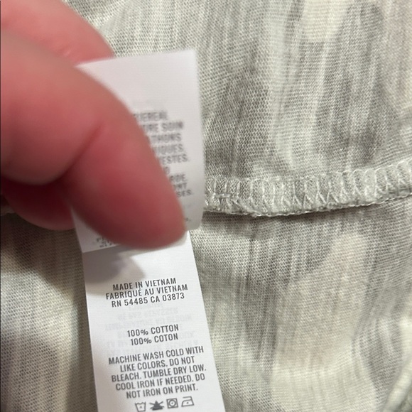 Aerie woman’s oversized! Short Sleeve Camo Tee - Green and grey. XXS. NWT - Picture 10 of 10